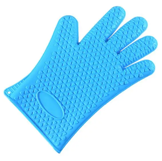 silicon heat insulation glove, silicone heat resistant glove, silicone oven mitts glove
