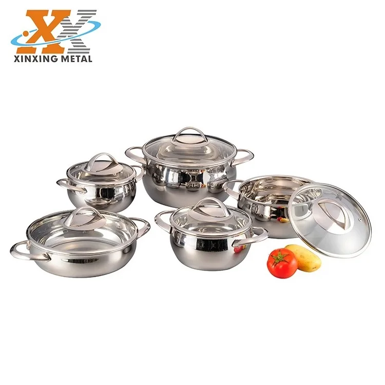 Pans and Casseroles 5 Pieces Nonstick Cookware Pot Cookware Set