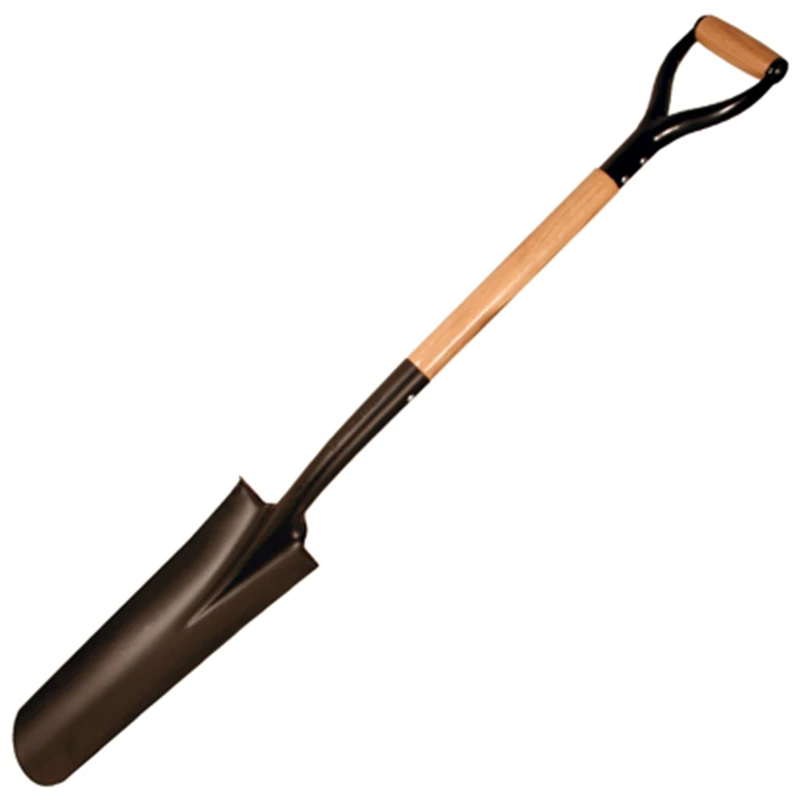 popular selling heavy duty true tempered wooden handle shovels spades for farming tools