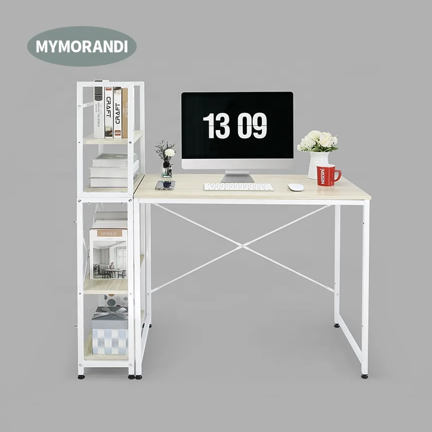 Modern  Study Desk Writing Table Computer Table Desk with Book shelf  for Home Office
