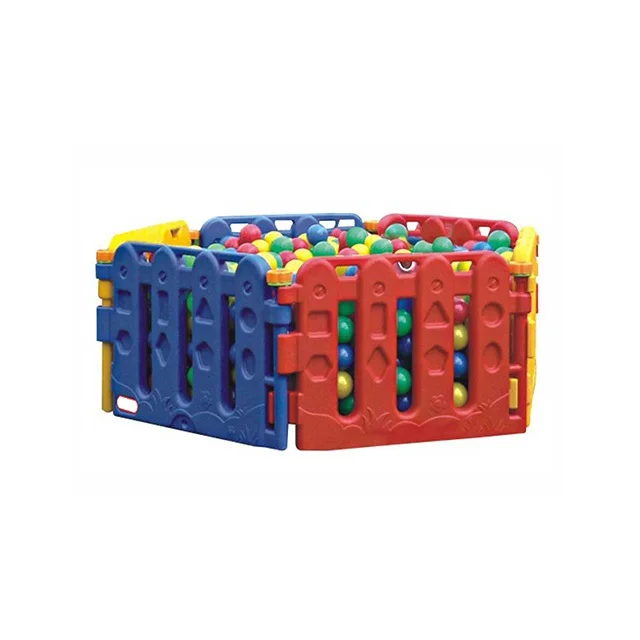 
Foldable Color Kids Small Garden Baby Play Fence, Indoor Plastic Baby Playpen 