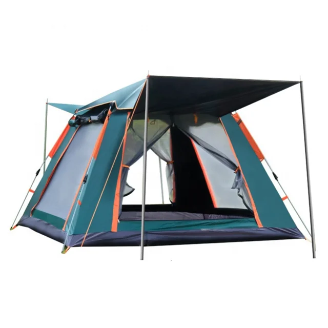 buy cheap wholesale custom waterproof outdoor canopy family 4 persons foldable turbo awning camping tent for sale