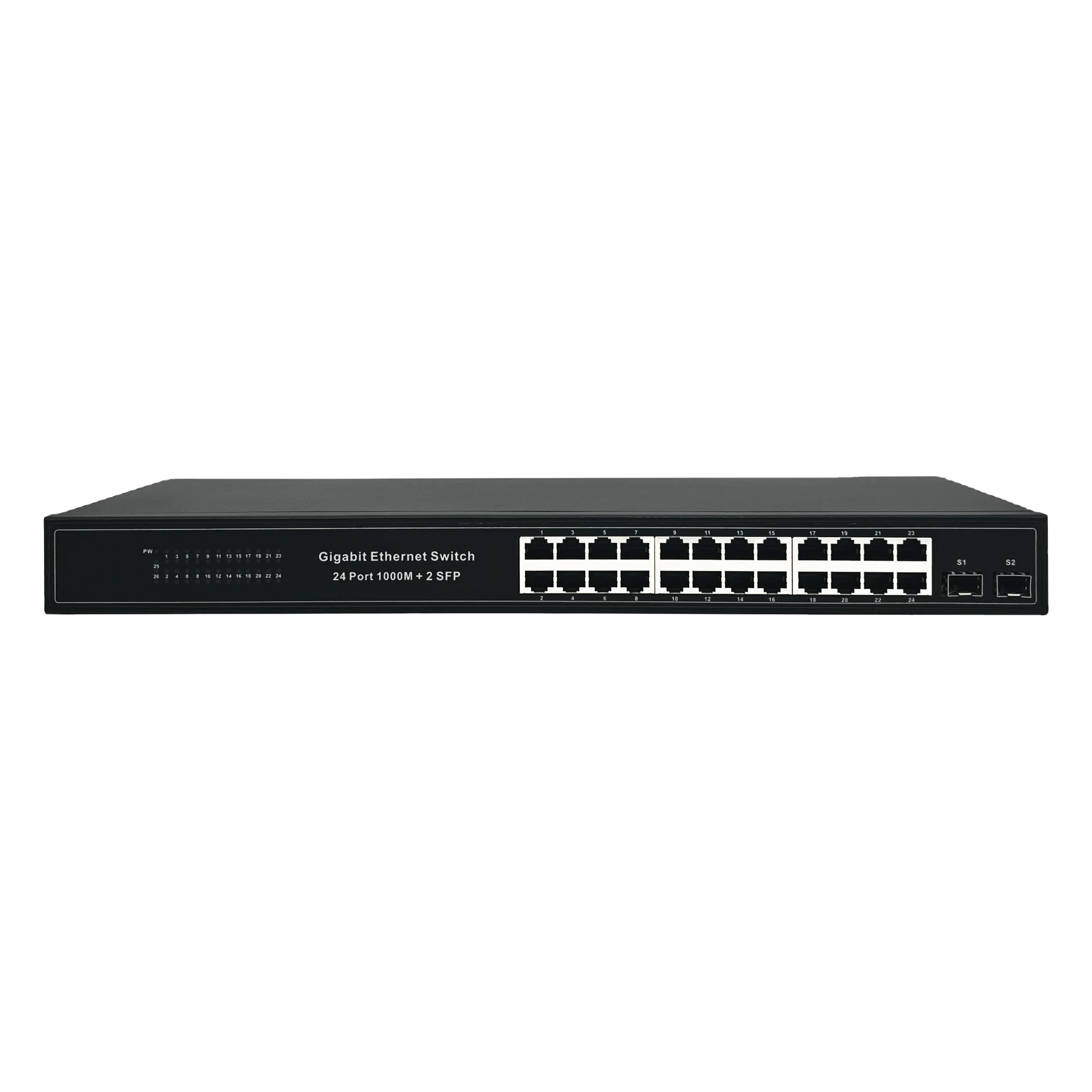 Оригинальный Новый 24-портовый коммутатор Ethernet с 2 SFP Лучшая цена все гигабитный 24 порта 10/100/1000 Мбит/с
