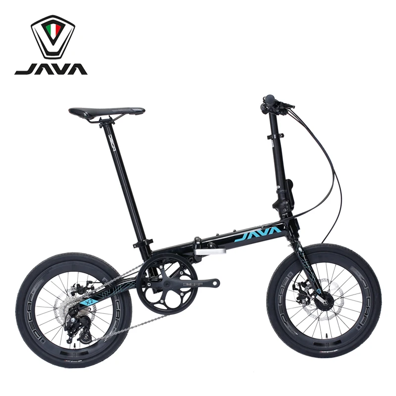 Java X2 20 дюймов складной 9 скоростей Shimano Gears легкая рама компактный велосипед с противоскользящей и износостойкой шиной