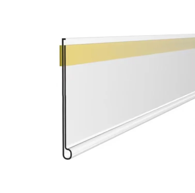 Data Strip Ticket strip with adhesive tape Supermarket price tag label adhesive data strips shelf holder