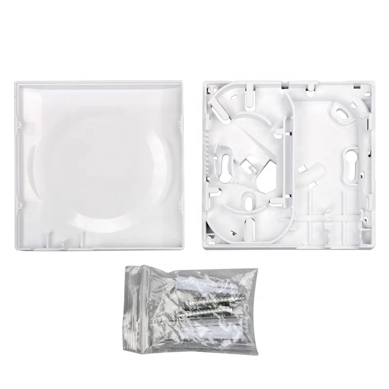 FP-86 Fast delivery 86 type 2 core desktop small ftth roset , SC fiber optic wall terminal box