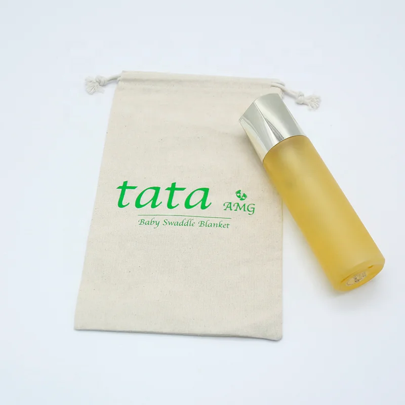 Wholesale Eco Friendly Promotional Storage Muslin Bag Natural Cotton Dust Drawstring Pouch Bag