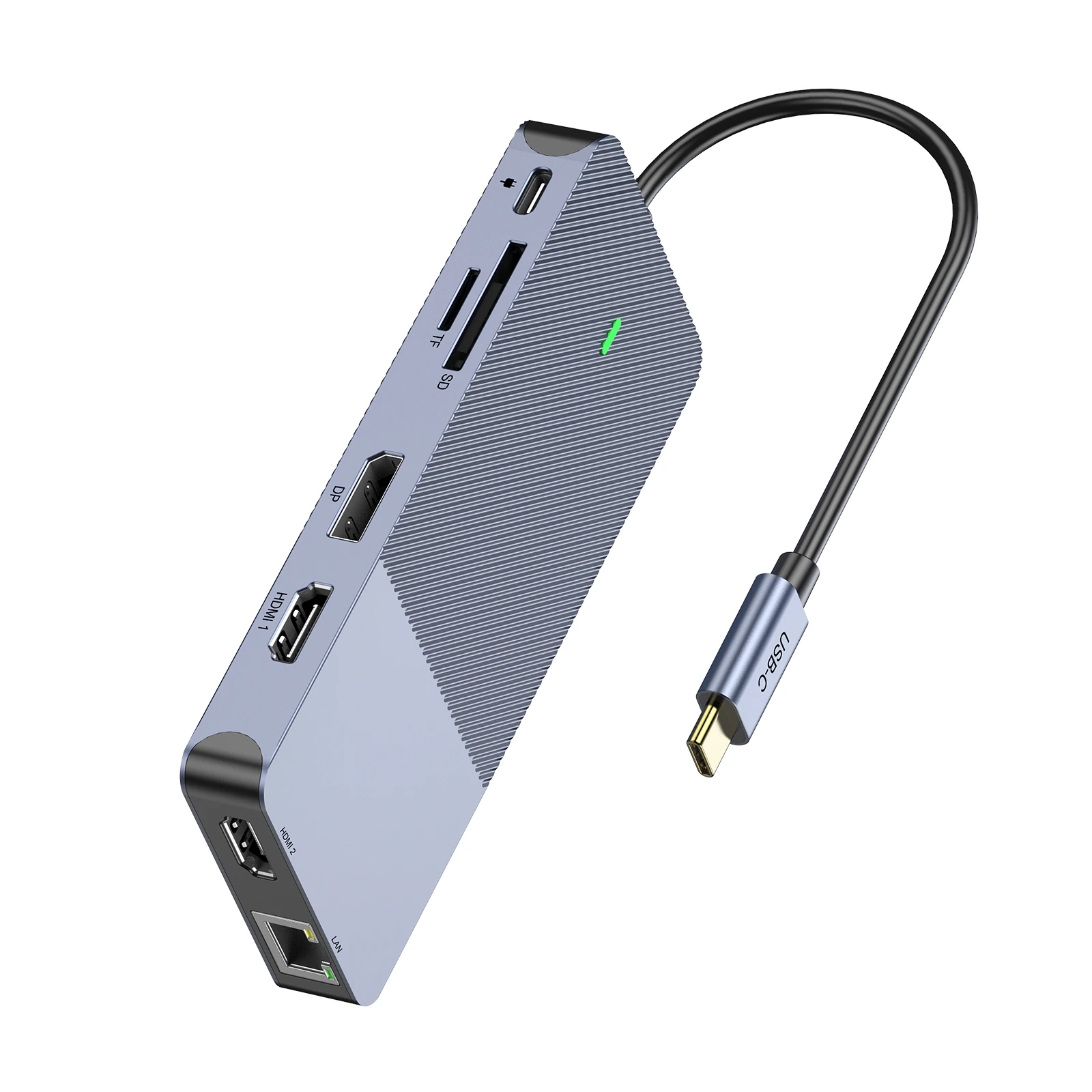 USB C Docking Station,3*4K 60Hz Quadruple Display Triple Monitor,USB C HUB Displayport Dual HDMI USB C Laptop Docking Station