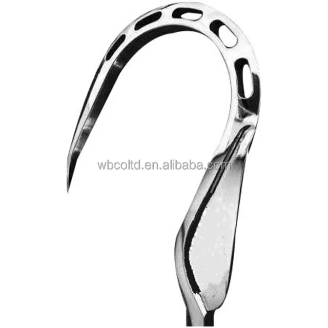 Titanium hooks for deep sea saltwater fish