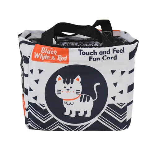 Visual cognitive Training Fabric book for baby Soft Card cloth book Quiet felt Early education