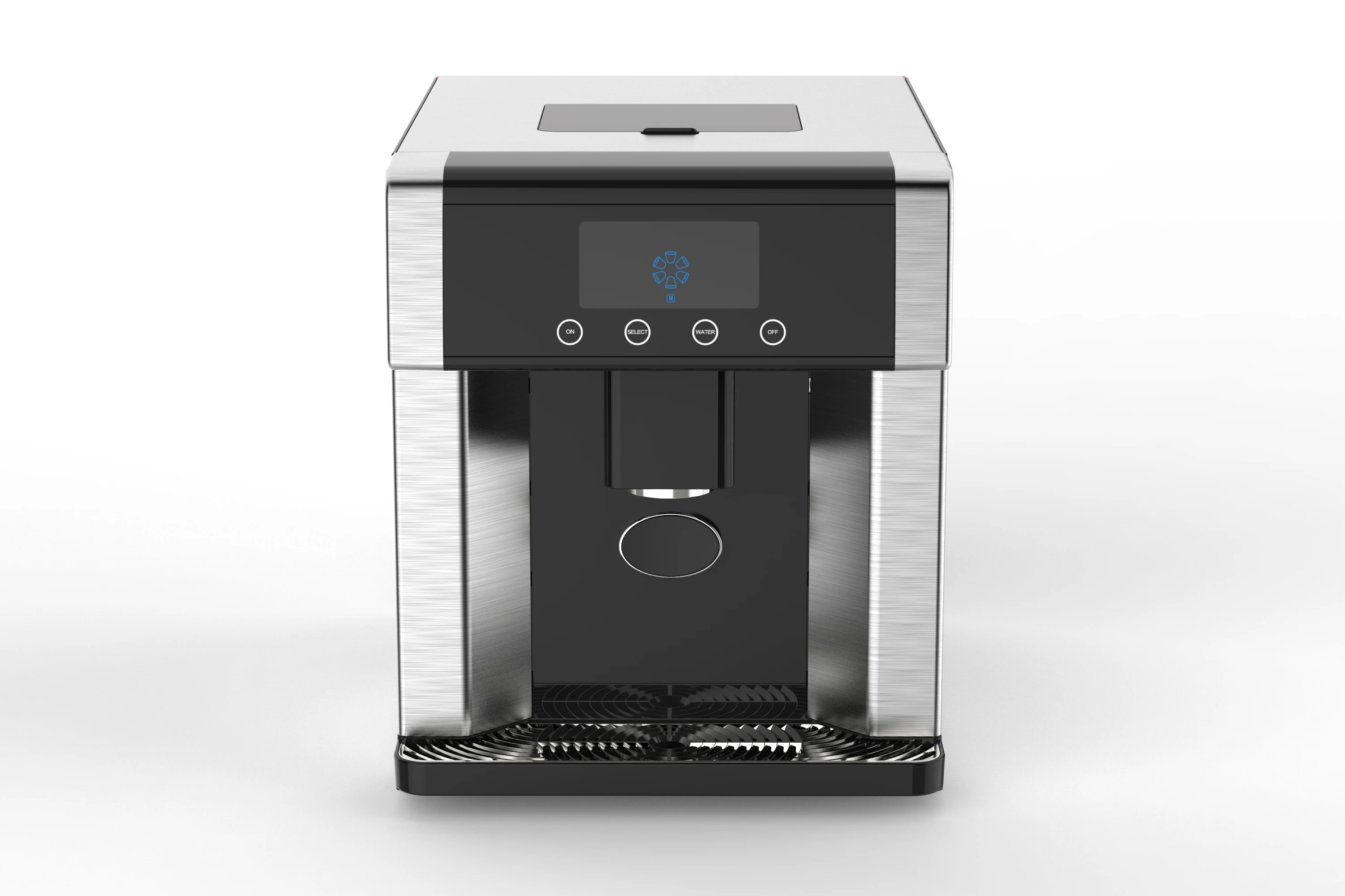 Wholesale Factory Price Ice Dispenser With Cool Water ,9pcs of ice cube in 8mintues,15 kgs ice making in 24 hours ice maker