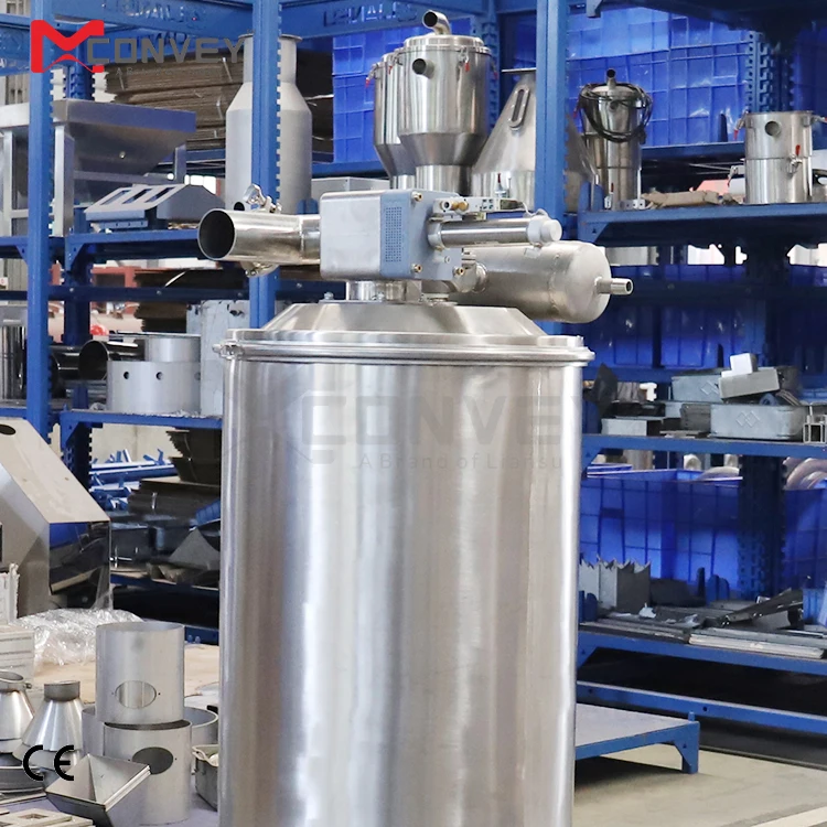 Automatic plastic PVC material vacuum powder feeder machine