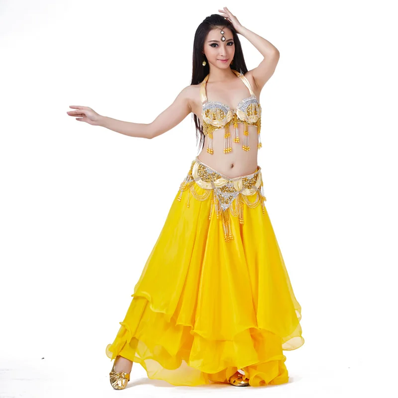 Professional Belly Dance Performance Costume with Skirt BellyQueen