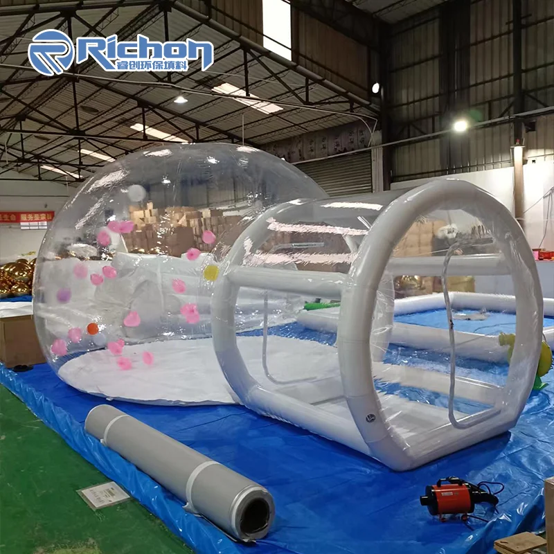 Outdoor Kids Party Transparent Dome House Balloon Decoration Inflatable Bubble Tent For Party