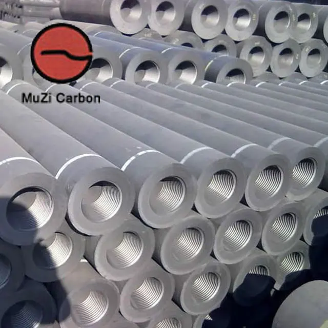  MUZI CARBON-China Manufacturer High Carbon UHP/High Power/RP Graphite Electrode 100 200 300 400 500 600