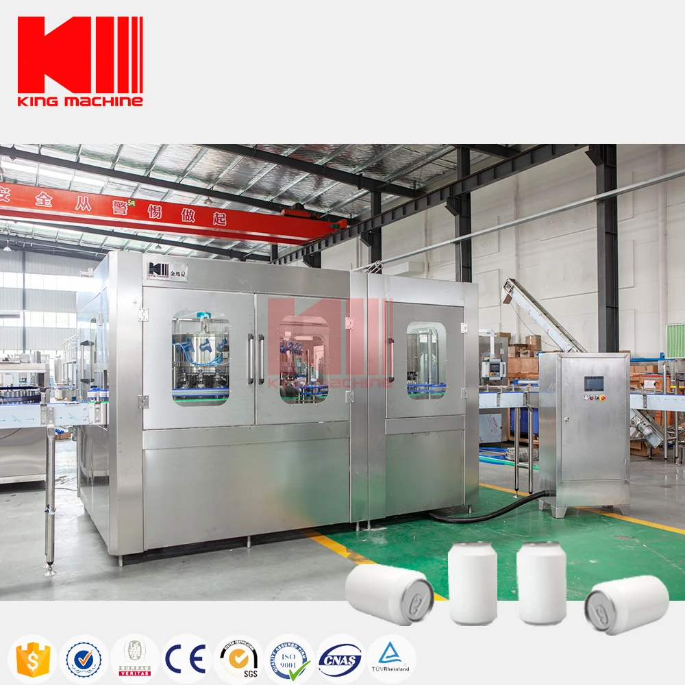 Coke Can Filling Machine Aluminum Soda Can Filling And Sealing Machine