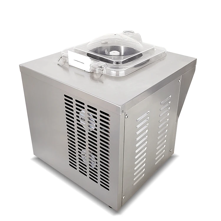 Desktop 20L production bottom discharge door vertical batch freezer/pulp vertical hard ice cream maker with Built-in Compressor