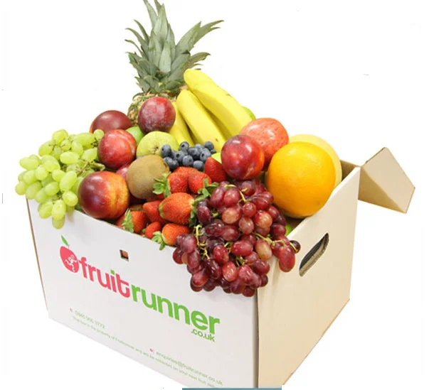 Waterproof cardboard wax shipping box for vegetable corrugated cardboard waxed  vegetable carton