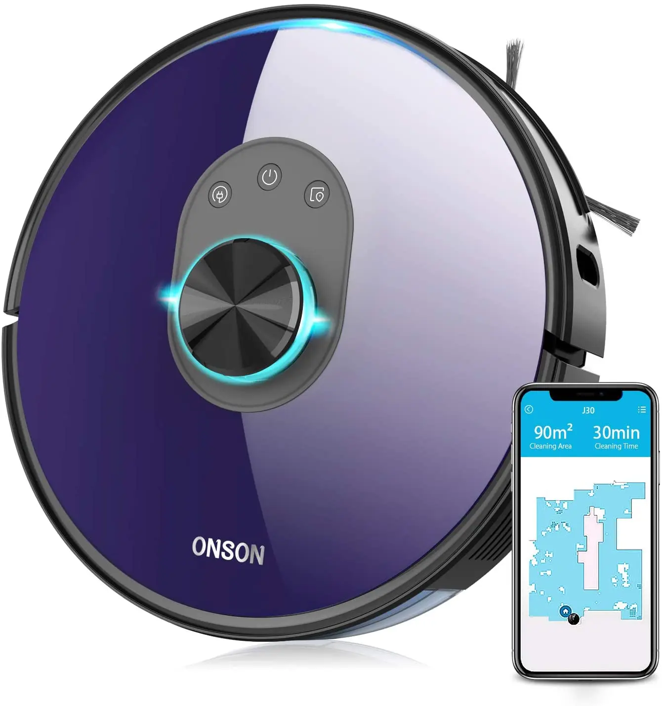 
2021 Smart Clean Wifi Mop Sweep Aspiradora Robot Vacuum Cleaner for Floor Carpet 
