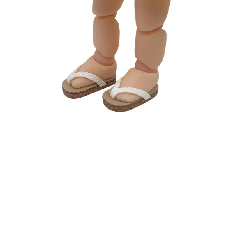 Wholesale and retail of doll accessories, OB11 doll shoes, flip-flops for dolls