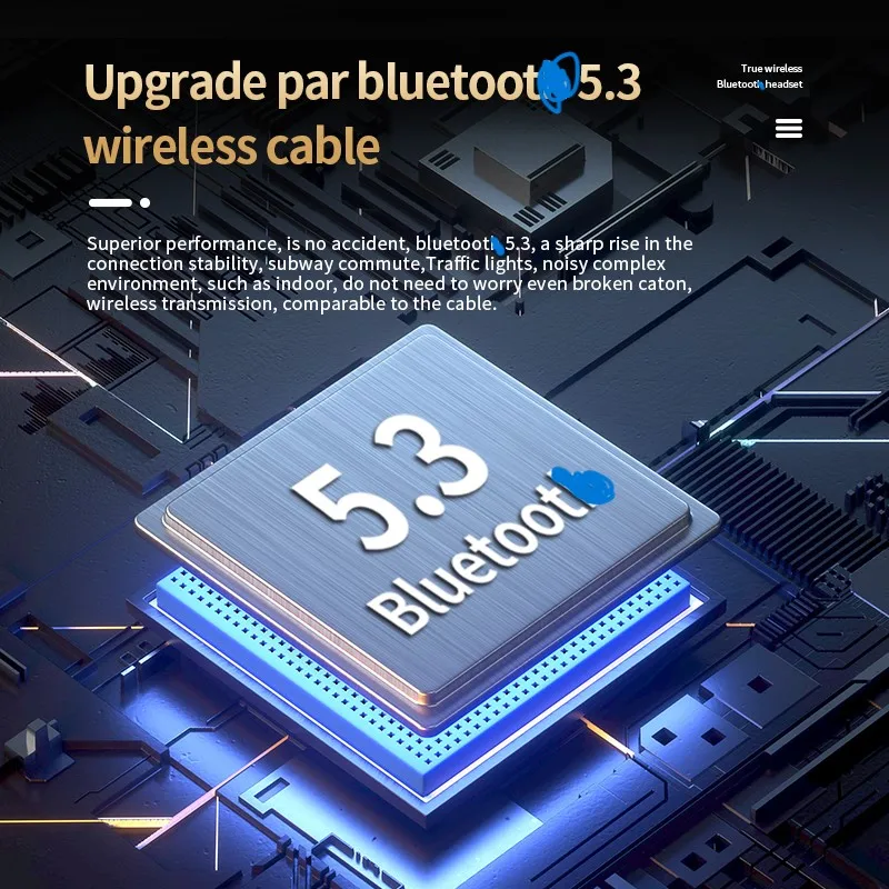 Новейший дизайн YD05 Модернизированная версия беспроводной BT гарнитуры зеркальная стерео супер модная игровая гарнитура большой емкости