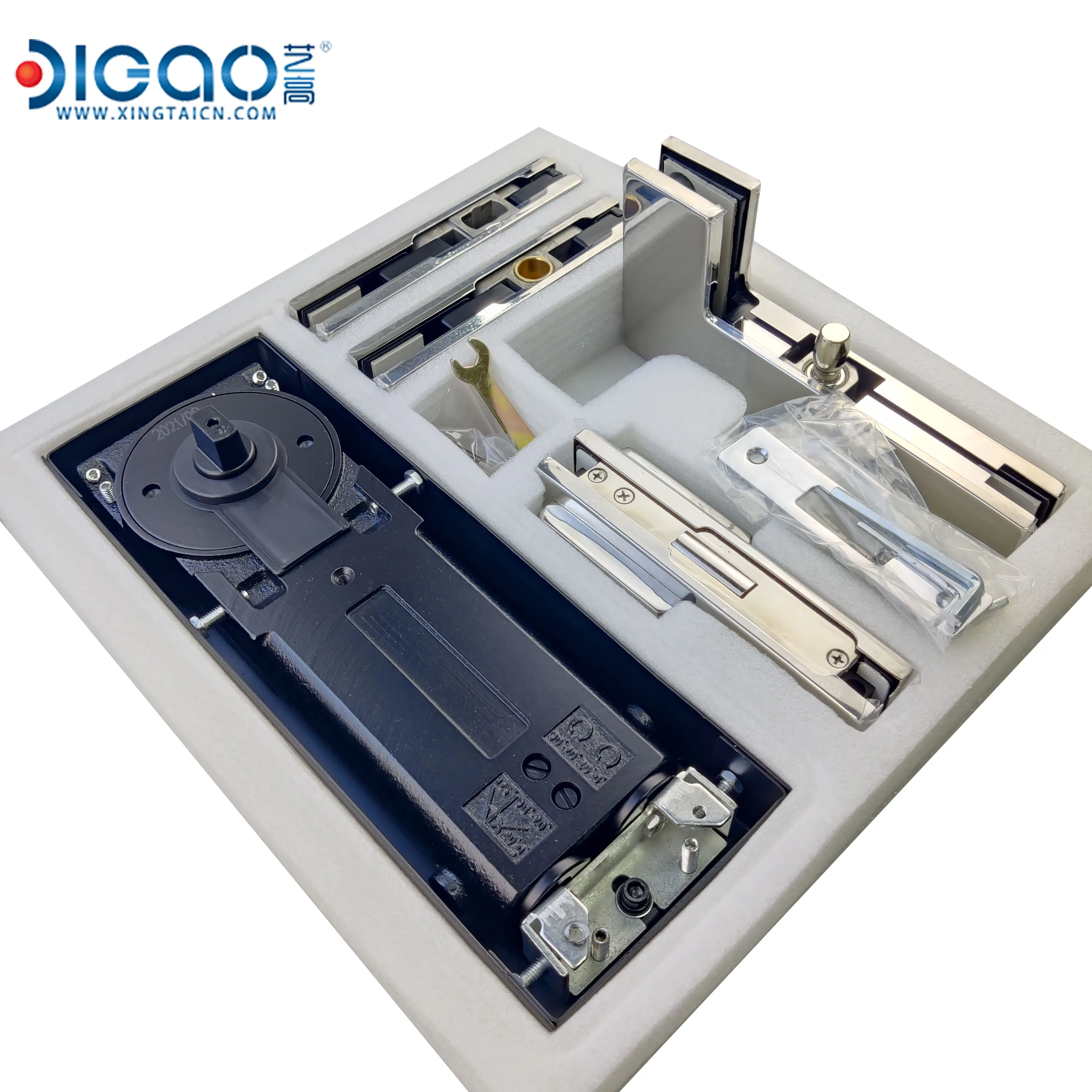 130kg bearing weight Hydraulic Floor Hinge spring for Glass door