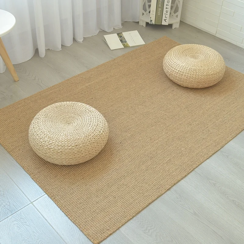100% Sisal Material Sisal Roll Carpet Simple And Comfortable For Living room Bedroom