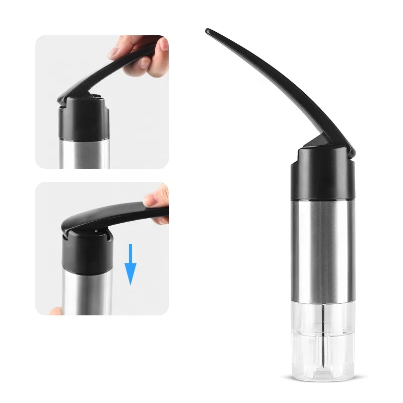 Air Pressure Pump Wine Opener Gift Set Foil Cutter Needle Punch Wine Bottle Cork Remover Vacuum Manual Wine Corkscrew
