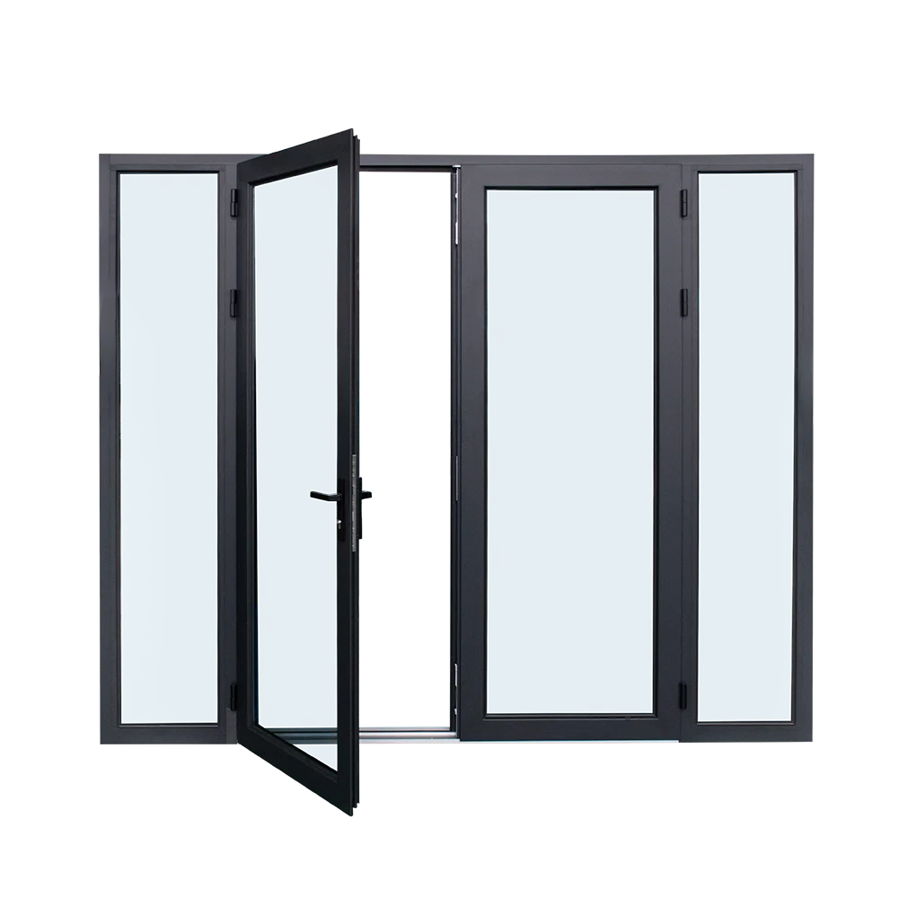  Australia hinged patio door frame fire rated aluminum double swing casemnet with