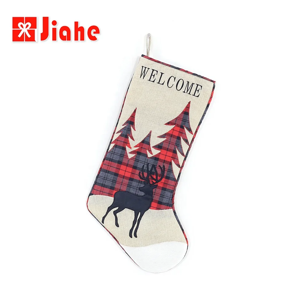 Праздничные рождественские украшения, чулки