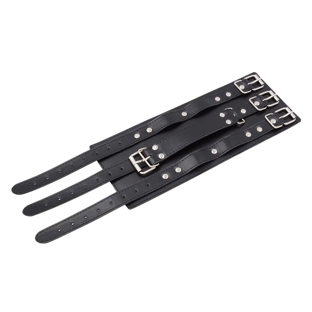 GREENEE PU Leather BDSM Bondage Restraints Collar Fetish Gags Adult Games Erotic Sex Toys for Men Woman Couples