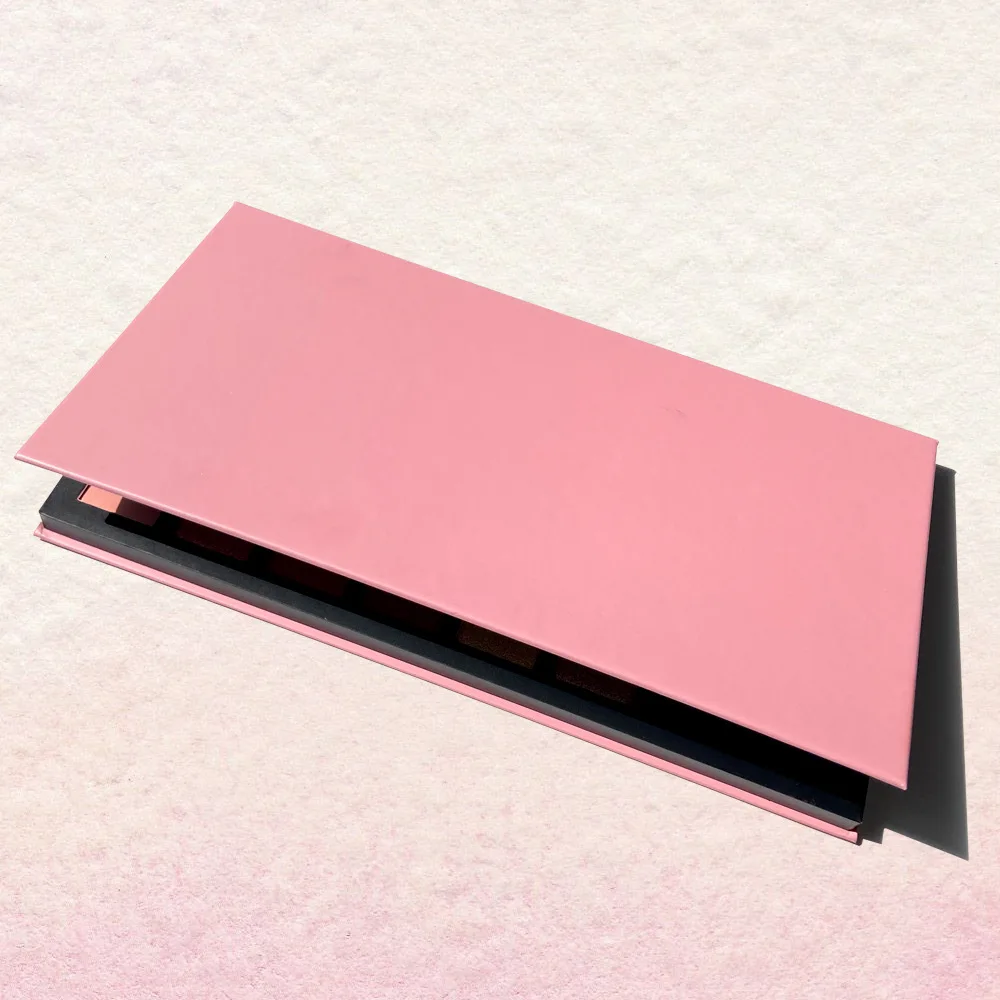 Wholesale Pinks Custom logo vegan nude makeup eyeshadow eye shadow palette pigmented