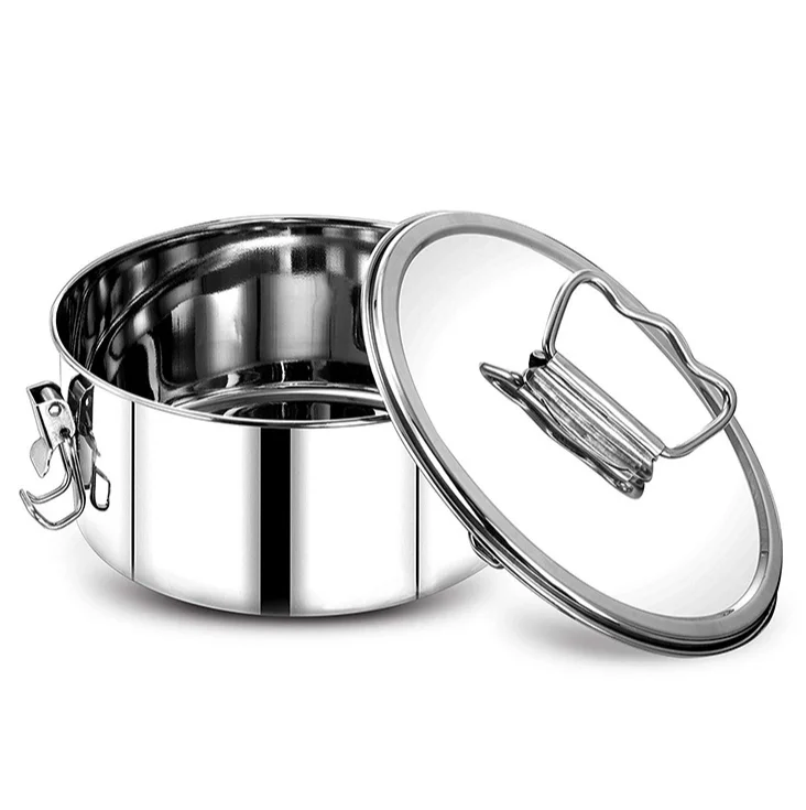 DFP01 304 Food Steamers Basket Stainless Steel Steamer Insert Pans outdoor food seal can heating pot with lid