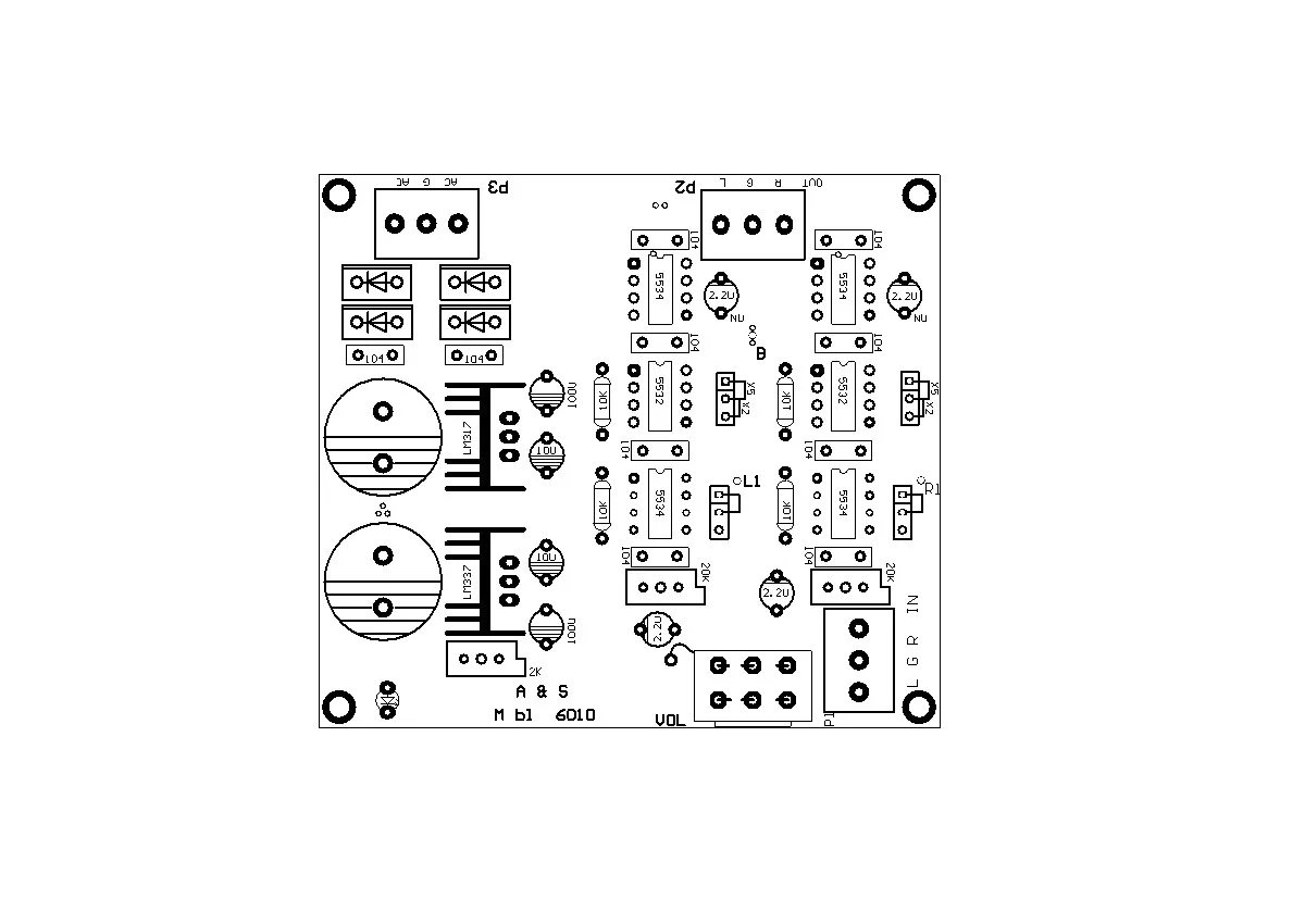 Highfly 315mV DC-600kHz amp board pcb HIFI pre-tone circuit board audio amplifier boards