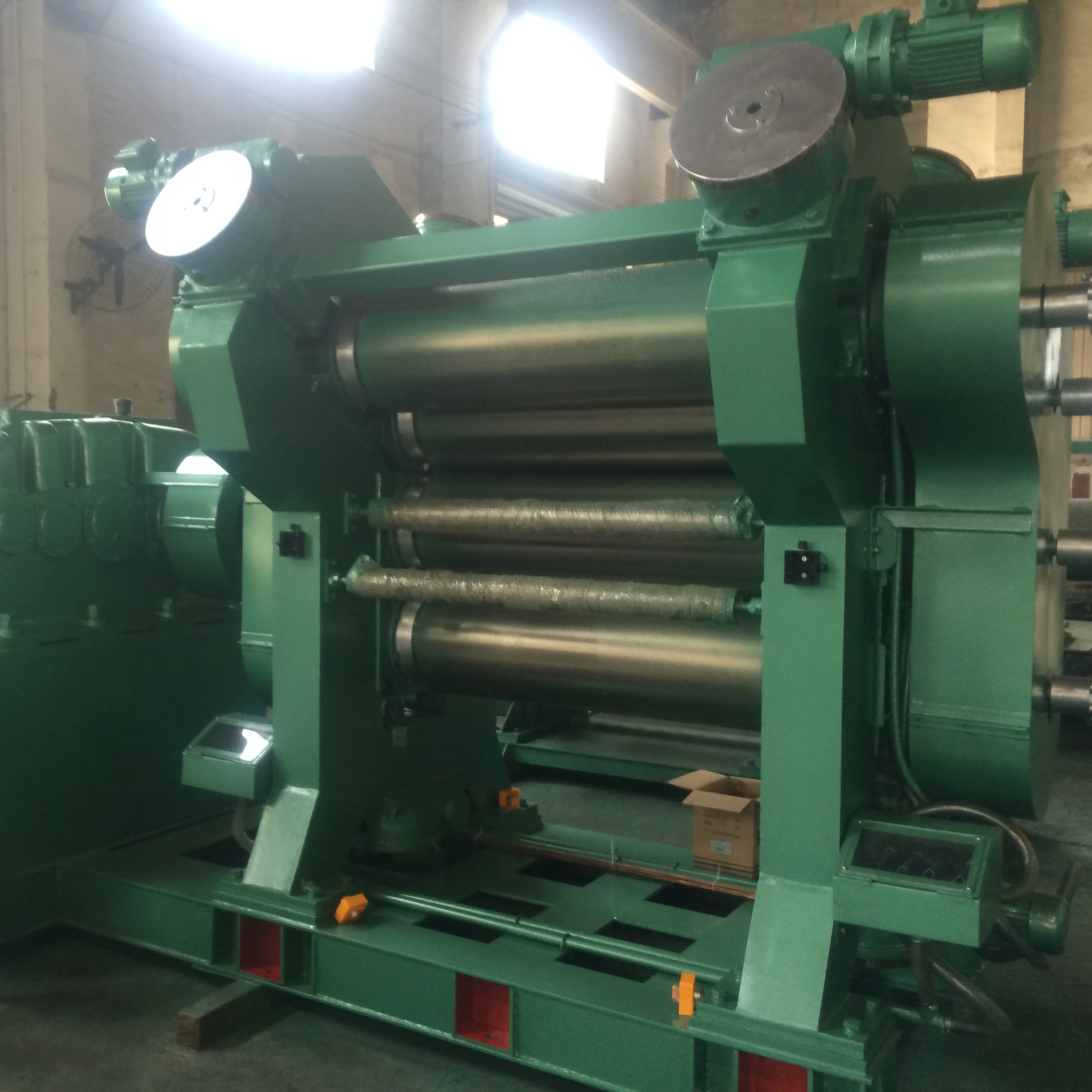 Plc Control Rubber Calender,Rubber Sheet Calendering Machine,Automatic Rubber Calendar With High Precision