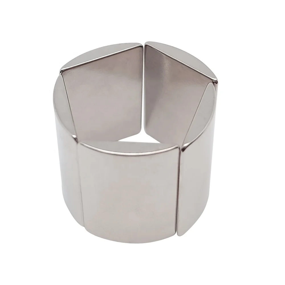 Permanent magnetic material neodymium Magnet custom arc shape for free Energy Generator BLDC motor