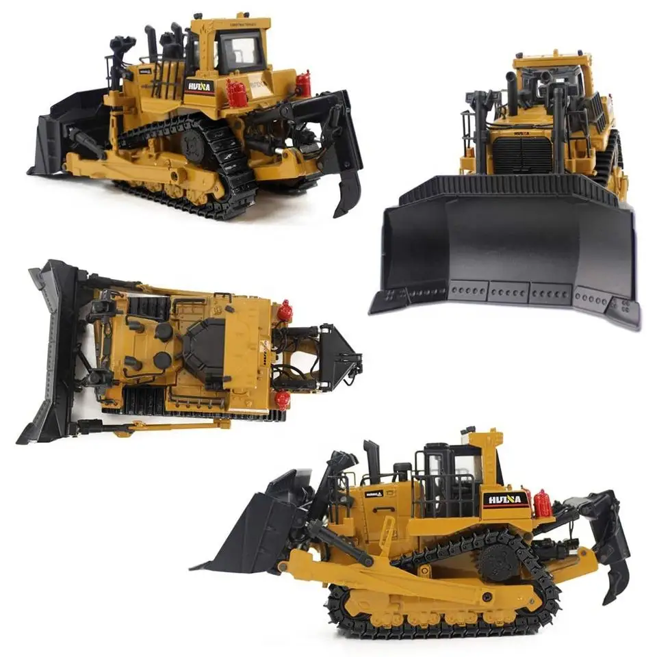 1700 1/50 Scale Diecast Bulldozer Model Alloy Construction Vehicle Toy For Children Gifts