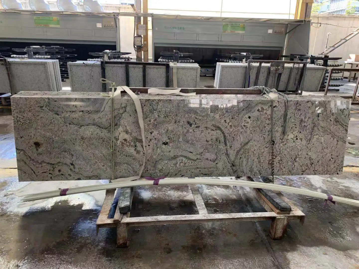 Most competitive African gold dragon  yellow granite prefab fabrication countertop for kitchen