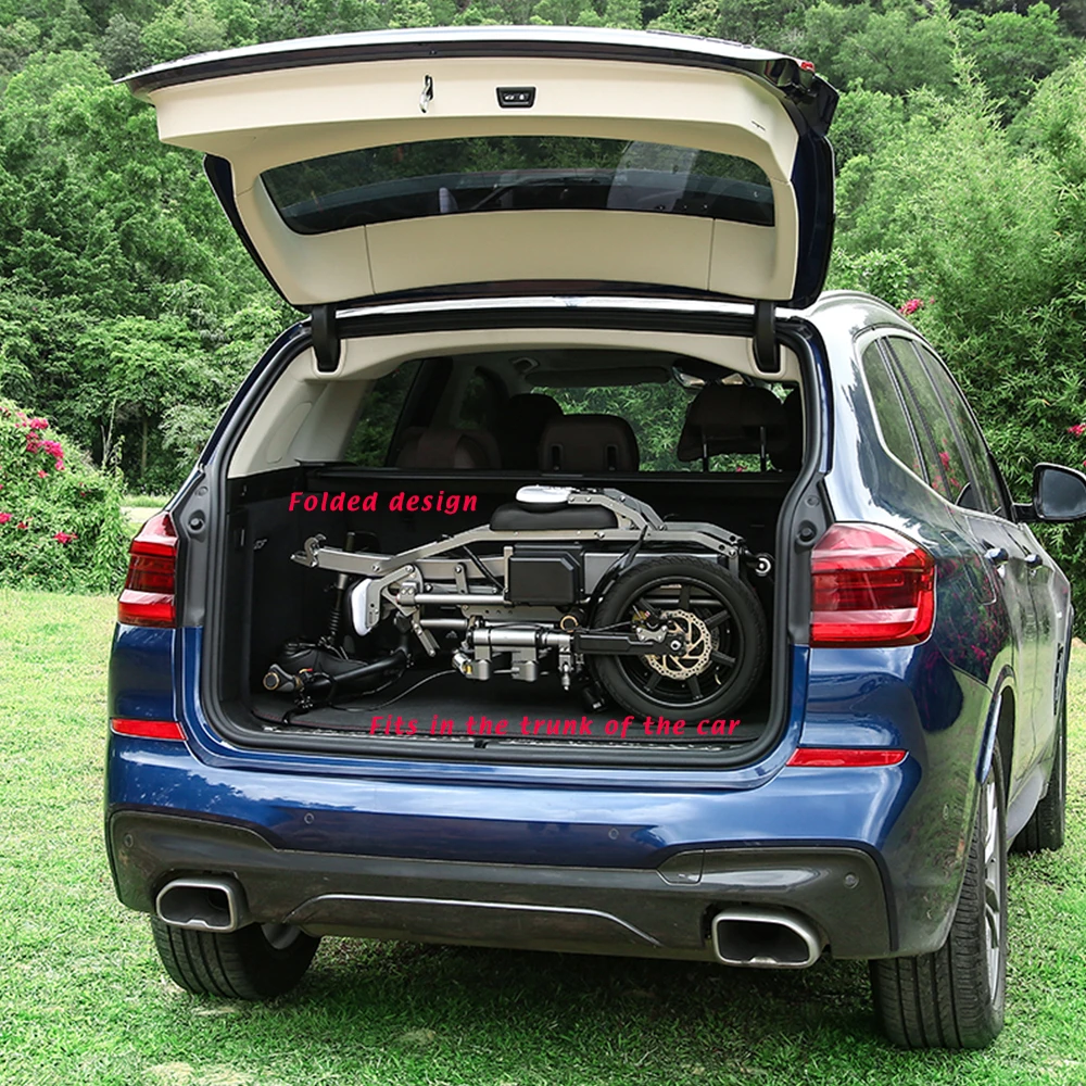 Free Shipping EU US Stock Afreda S6 Three Wheel EBike Adults Womens Electric Bicycle Lithium Battery Folding E-bike