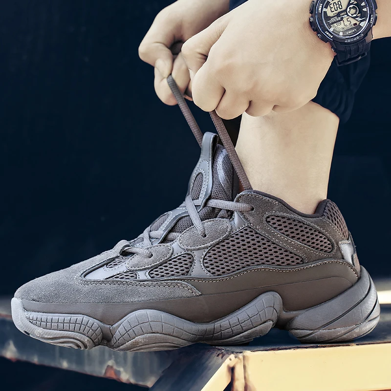 Daddy shoes male ins tide shoes net red super fire niche show retro port wind sports black warrior men shoes winter