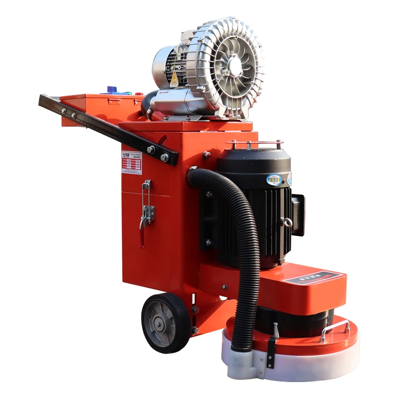 High Quality Durable Double Motor Electric Power Concrete Floor Grinding Machine With Vacuum Cleaner For Construction
