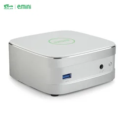 Realan Win 10 NUC intel Core i7 12V Desktop Mini PC Small Computer for office