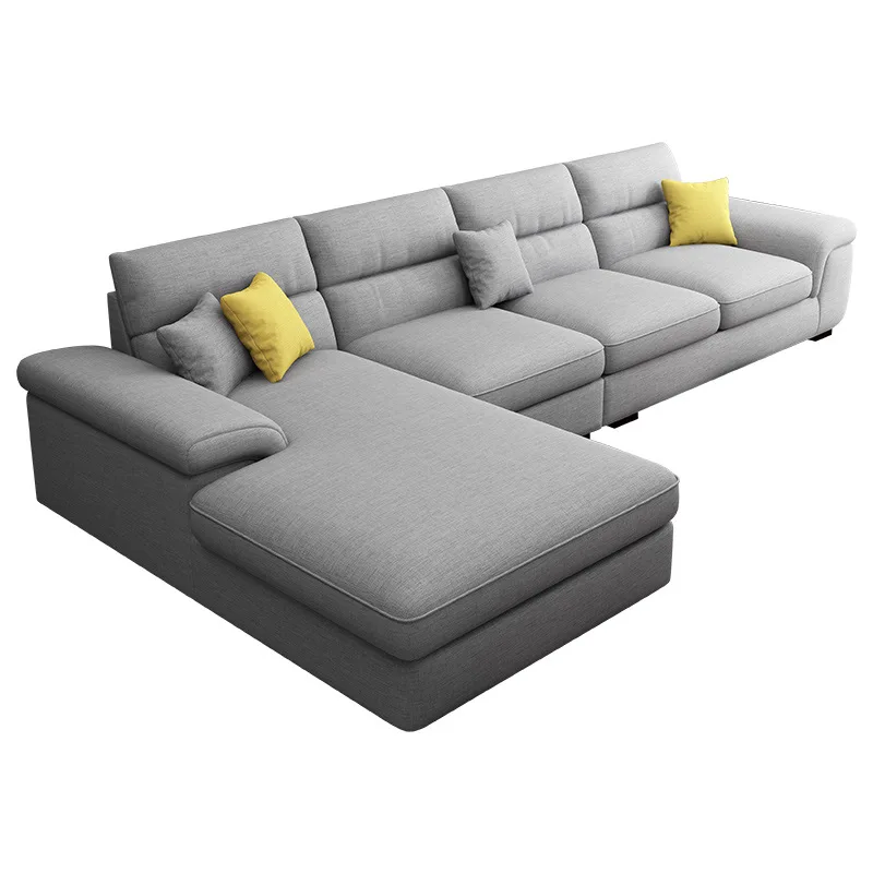 
Modern Living Room Furniture Sets Design Fabric Corner Sofa Lounge Sectional Sofa Luxury L Shaped Sofa 