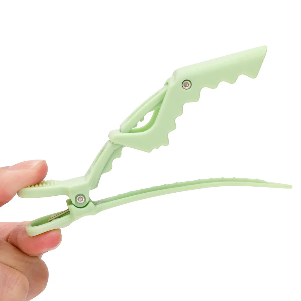 6Pcs Hairstyling Clipper Tool Alligator Hair Clip Hairdressing Hairpin Ladies Plastic Clamps