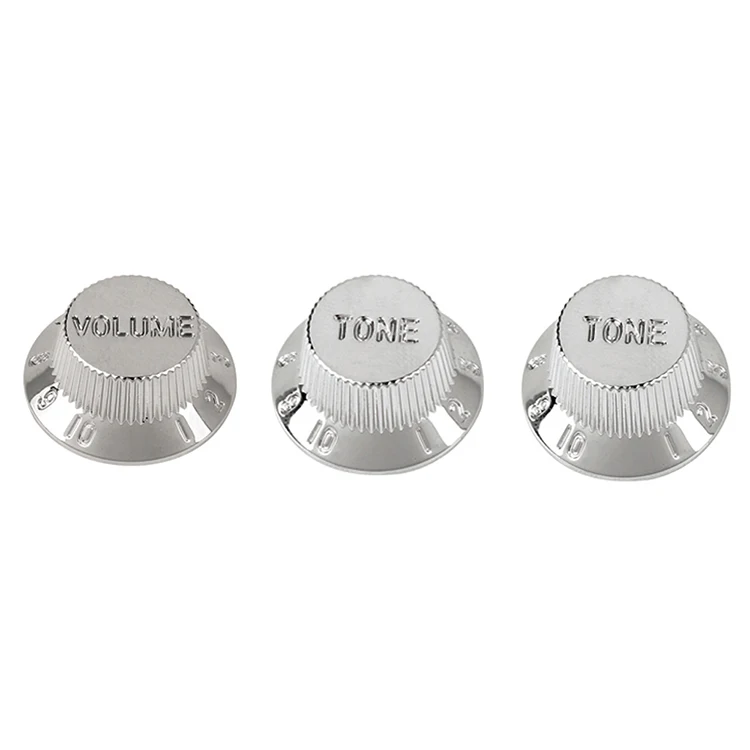 1 Volume 2 Tone Top Hat Knobs Speed Volume Tone AMP Effect Pedal Control Knobs ST Guitar Knobs for Guitar Bass
