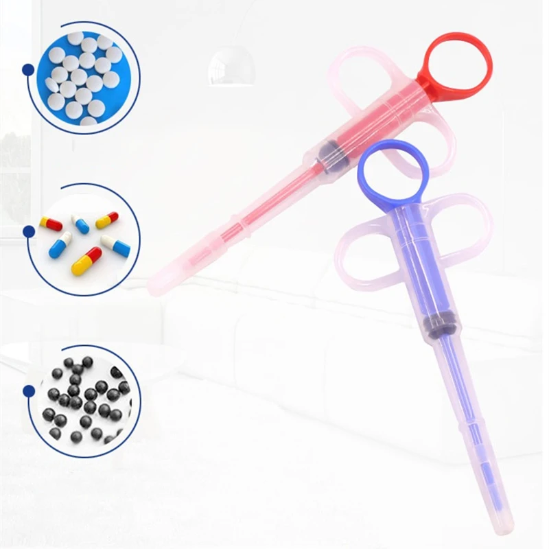 Pet Medicine Syringe Tablet Pill Gun Pill Push Dispenser Medicine Water Milk Syringe Dog Cat Puppy Feeder Kit