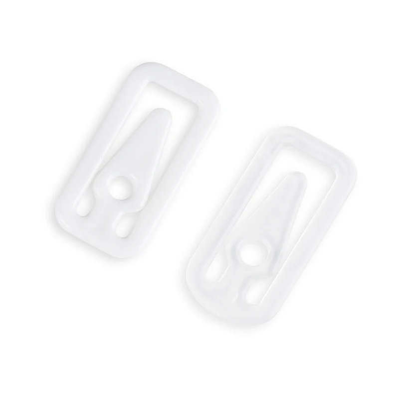 Прозрачные Маленькие квадратные пластиковые зажимы для рубашек