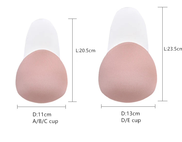 Invisible Bra Chest Lift Reusable Self-Adhesive Strapless Bra Silicone Chest Sticker