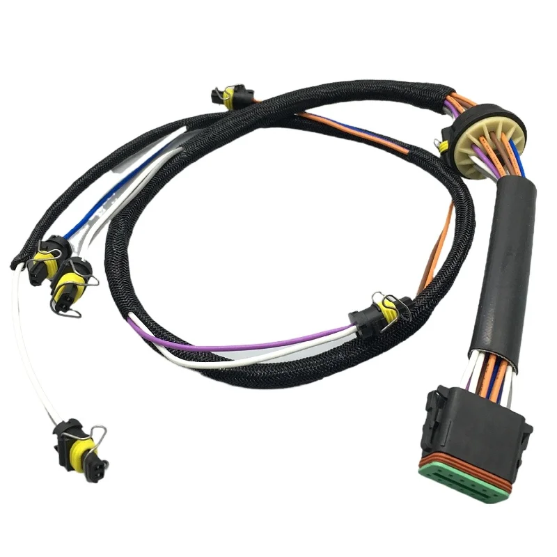 JUYULONG excavator is suitable for CAT330C 330D 336D C9 engine nozzle harness 215-3249 419-0841machinery engine parts line bore