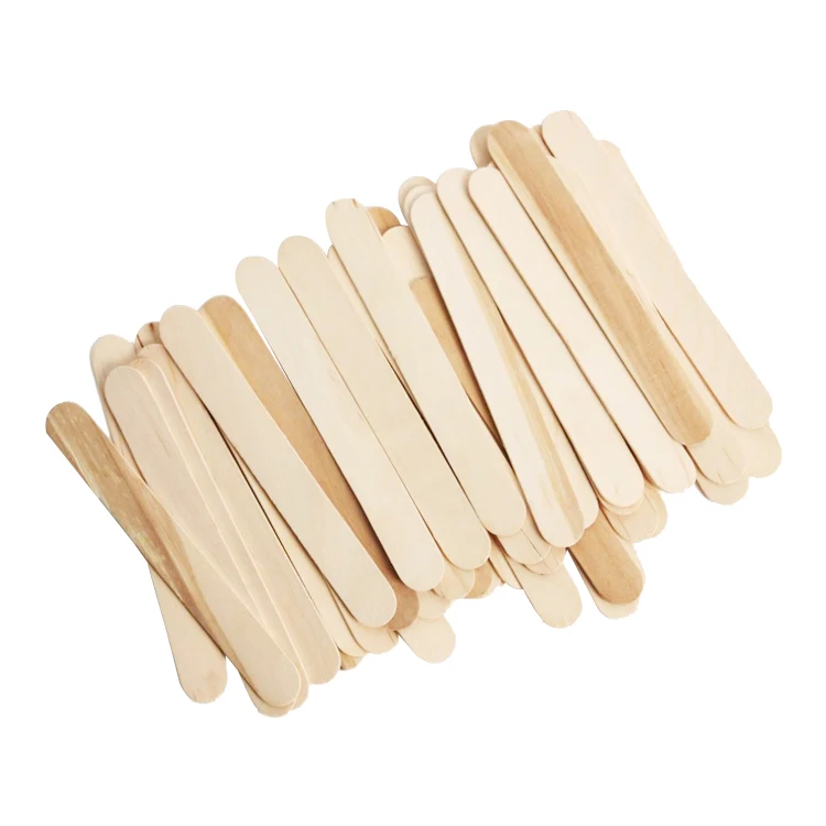 Good Price Manufacturer Eco Friendly Natural Tongue Depressor Wooden Ice Cream Stick Popsicles Sticks